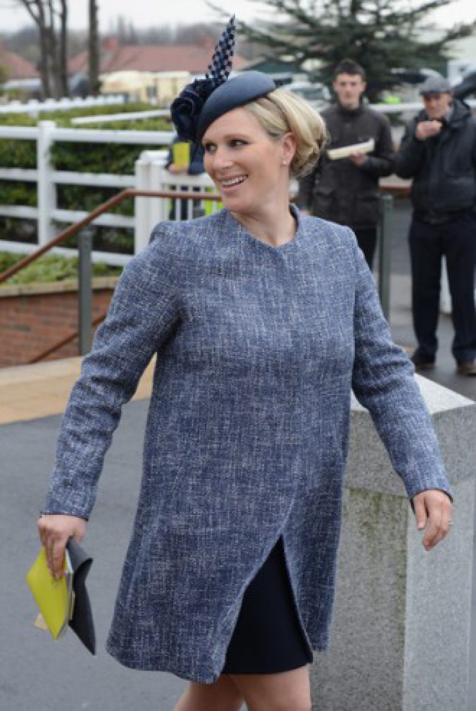 Zara Phillips à une course à Liverpool