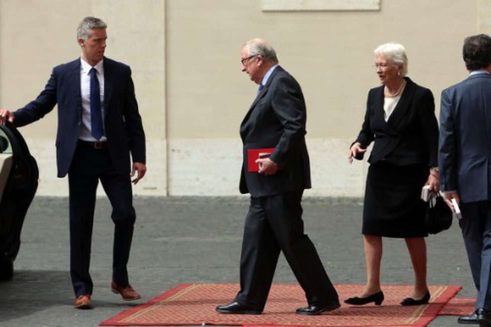 Le roi Albert et la reine Paola au Vatican