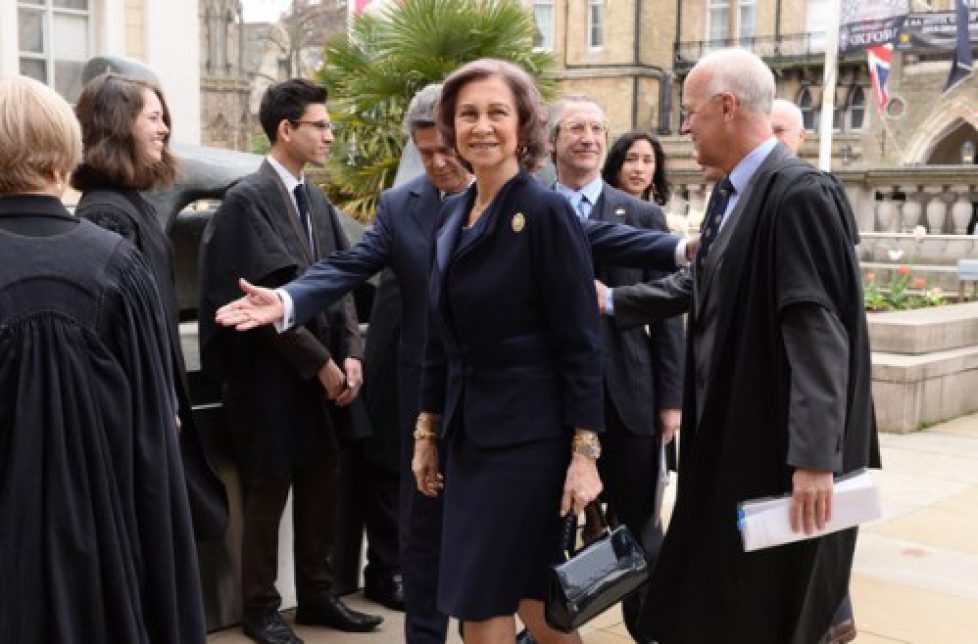 La reine d’Espagne à Oxford