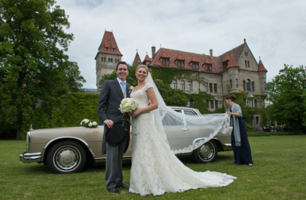 Mariage du comte Anton Andreas de Faber Castell et Kate Stahl