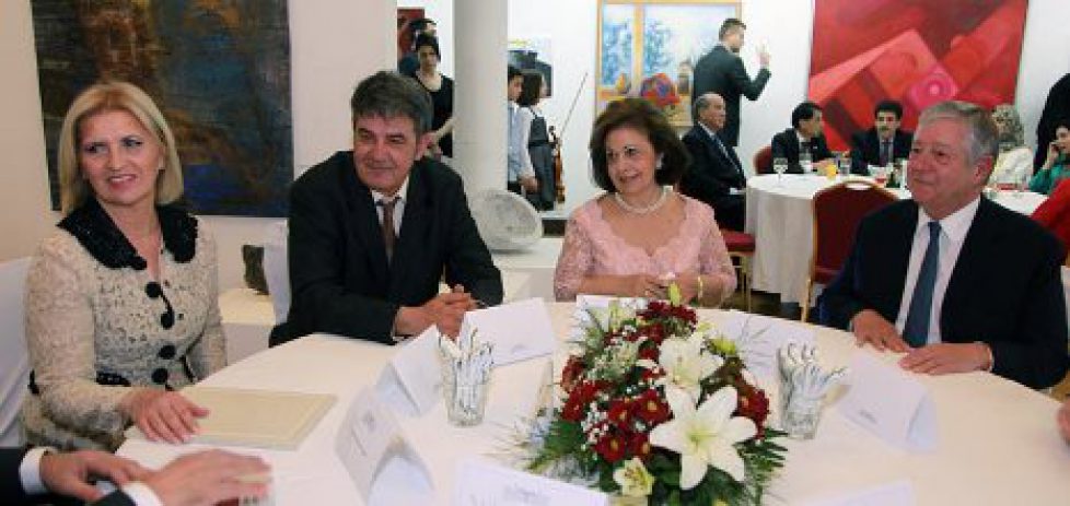 Alexandre et Katherine de Serbie à la soirée de gala du Pavillon Cvijeta Zuzoric