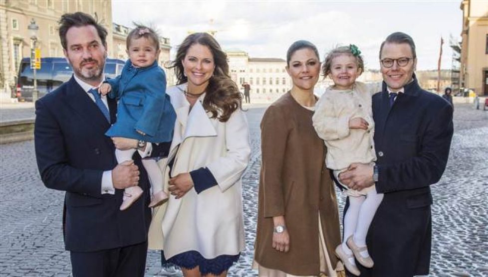 Christening of Desiree Magnuson at the Royal Chapel in Stockholm.