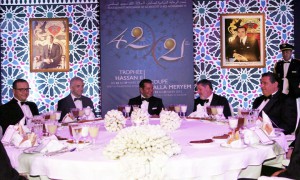 Moulay Rachid du Maroc au dîner du trophée de golf Hassan II Noblesse