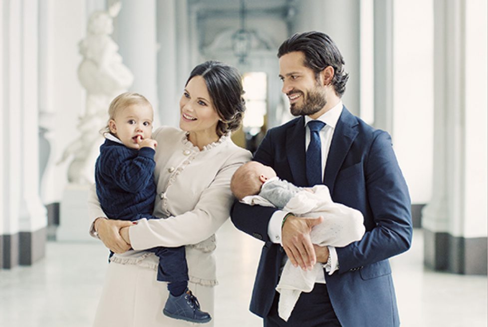 Kungliga slottet, September 2017 Prins Carl Philip, Prinsessan Sofia, Prins Alexander och Prins Gabriel