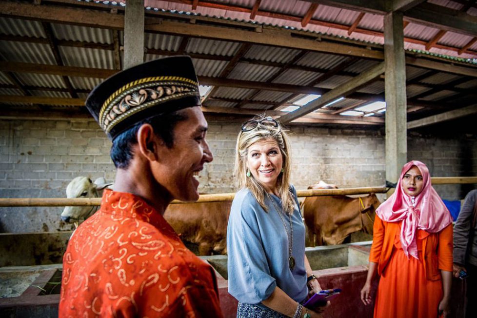 Koningin Maxima bezoekt Indonesie