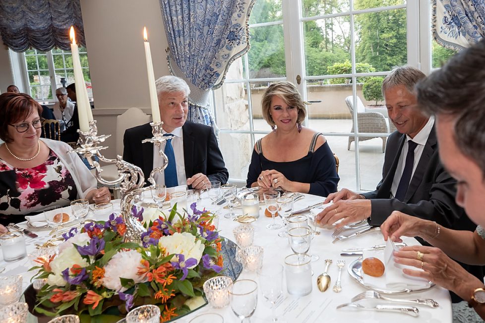 0417_Diner_institutionnel_chambres_des_deputes - Dîner institutionnel chambres des députés - château de Colmar-Berg - 4.6.2018 - claude piscitelli