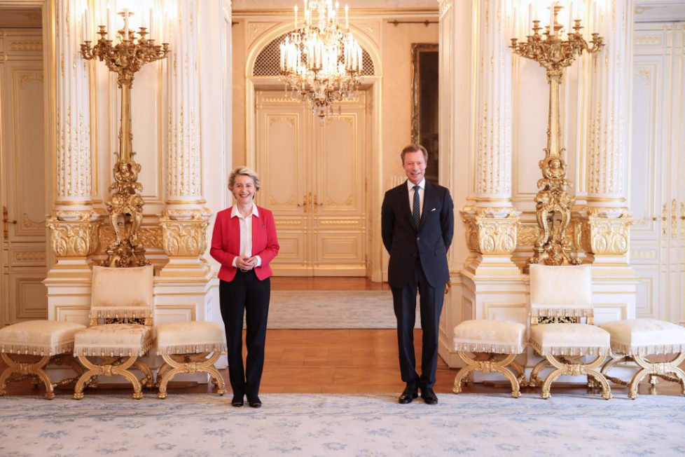 Audience au Palais grand-ducal - Mme Ursula Von der Leyen (18.06.2021)