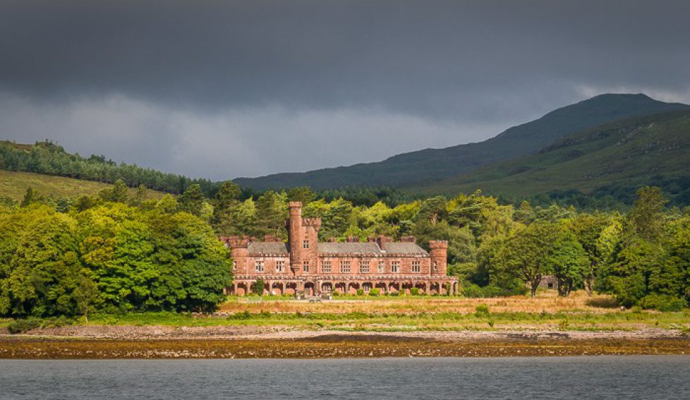 Kinloch Castle, Isle of Rum. NNR. Scotland.