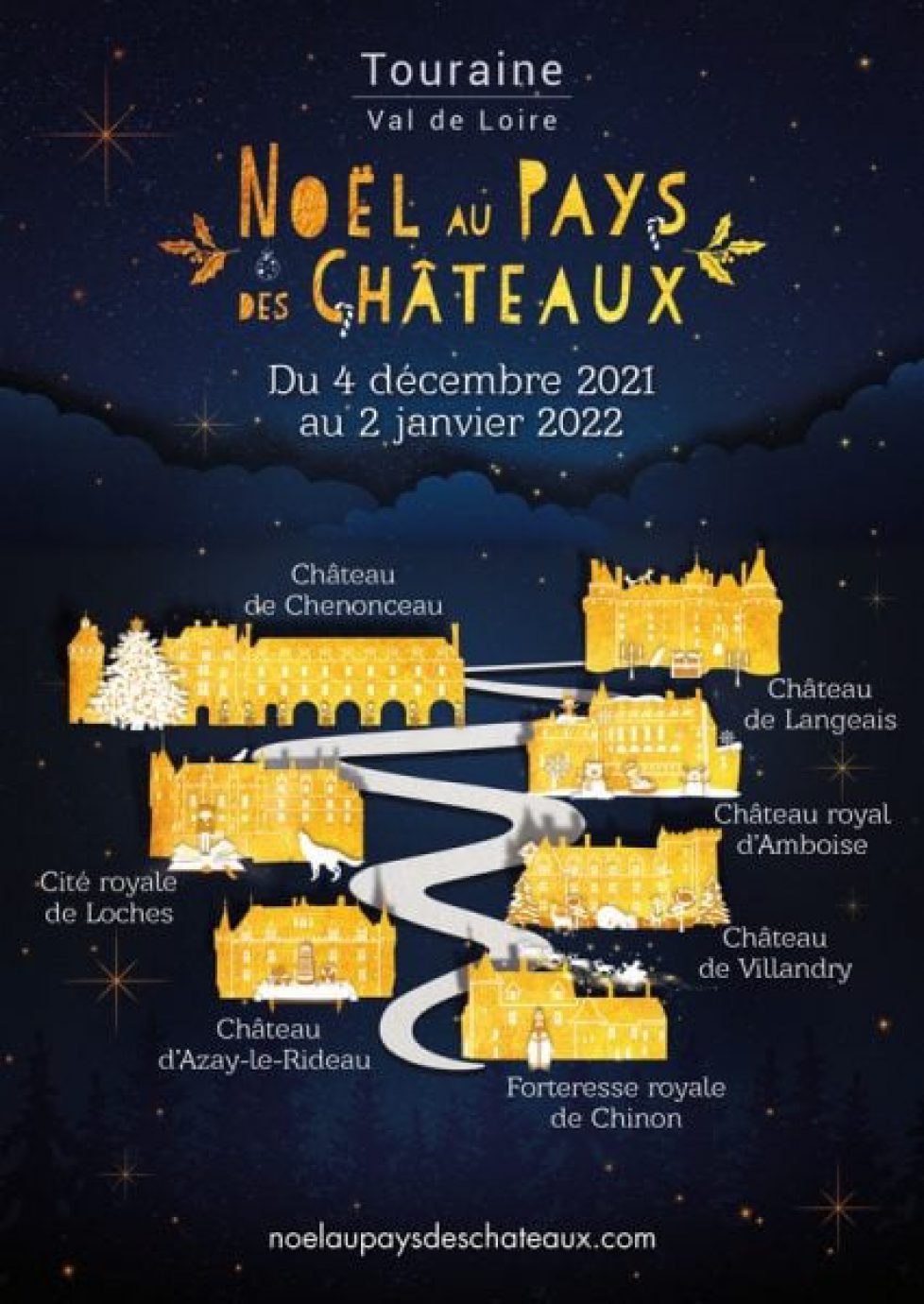 Programme « Noël au pays des châteaux » Noblesse & Royautés