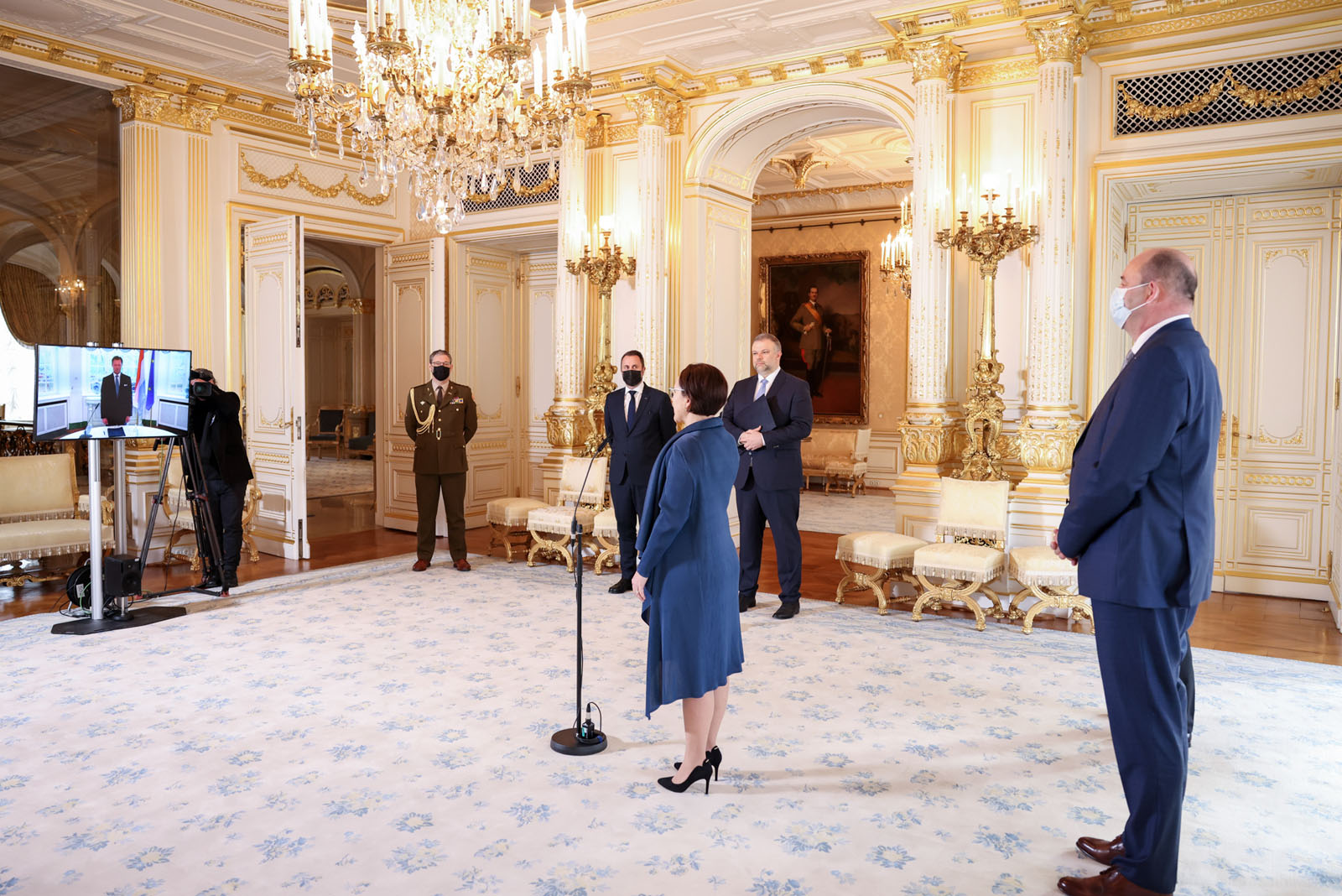 Henri de Luxembourg assiste en vidéo à la prestation de serment de