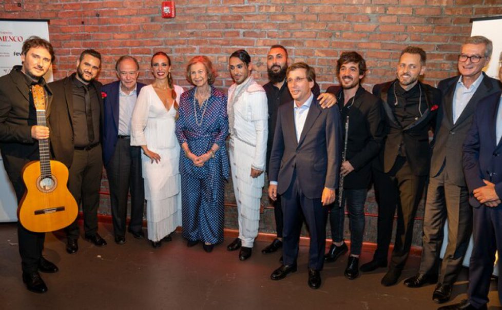 Doña Sofía acude a teatro en Nueva York