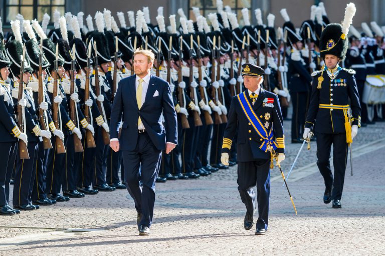 Visite Detat Des Souverains N Erlandais En Su De Accueil Au Palais