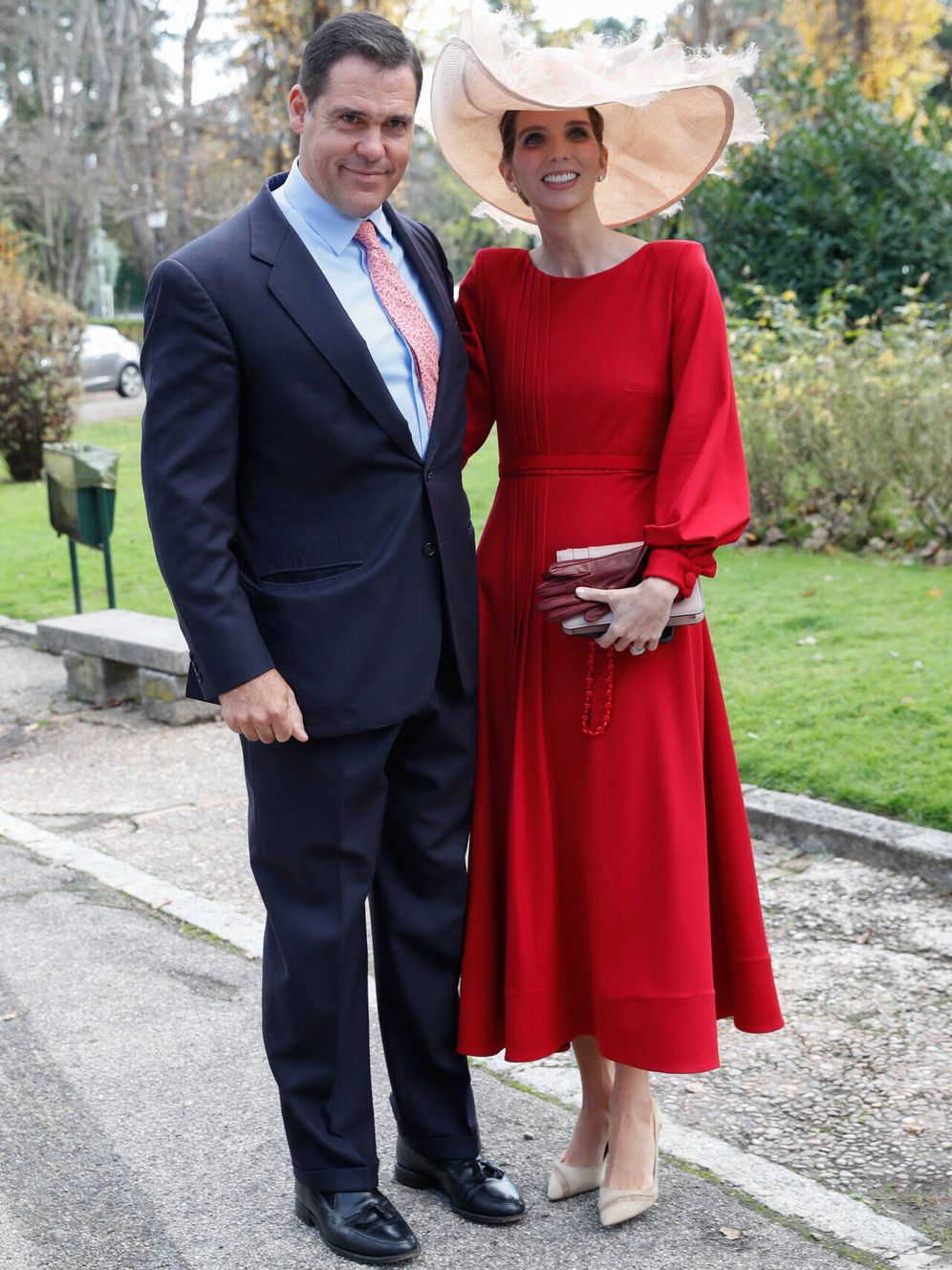 Le duc et la duchesse dAnjou au mariage dune amie à Madrid Noblesse