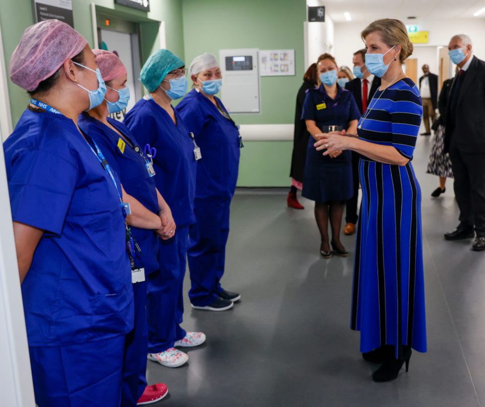 Countess of Wessex Visits Heatherwood Hospital,Ascot