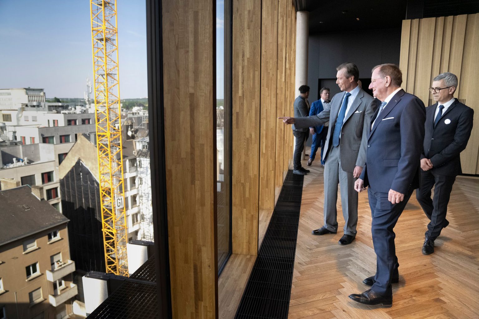 Henri de Luxembourg inaugure le bâtiment « Helix », siège de la poste