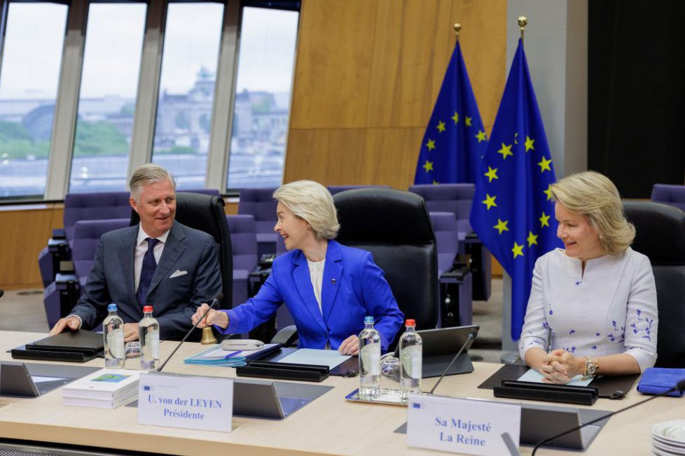 Philippe de Belgique, Ursula Von der Leyen, Mathilde d'Udekem d'Acoz