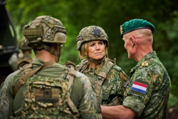 Hedel, 20 juni 2024 -Werkbezoek van Koningin Maxima aan regiment Genietroepen