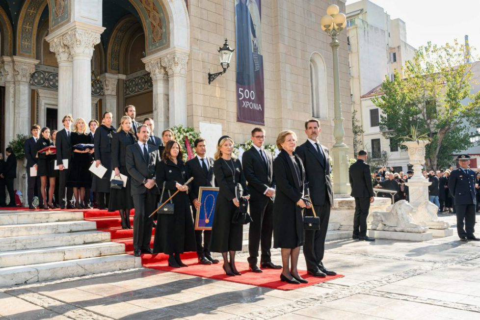 Funeral procession of HM King ConstantineAthens CathedralGreece