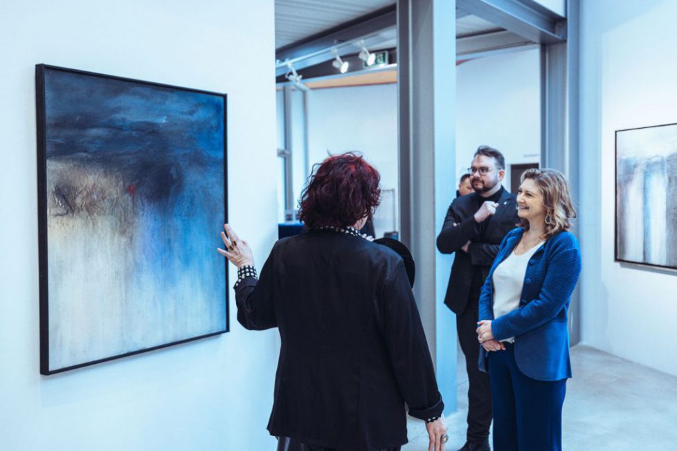 Visite de l'exposition « Voyage au cœur du silence », de François Schortgen